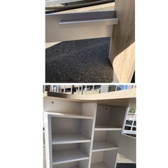 (ジM-344)家具 LOWYA パソコンデスク L字型 ¥5,500(税込み)の画像
