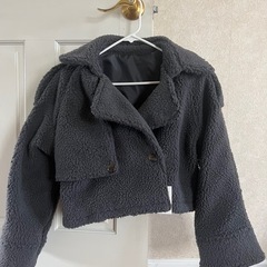 【美品、タグ付き】GRL ボアショート丈コート　の画像