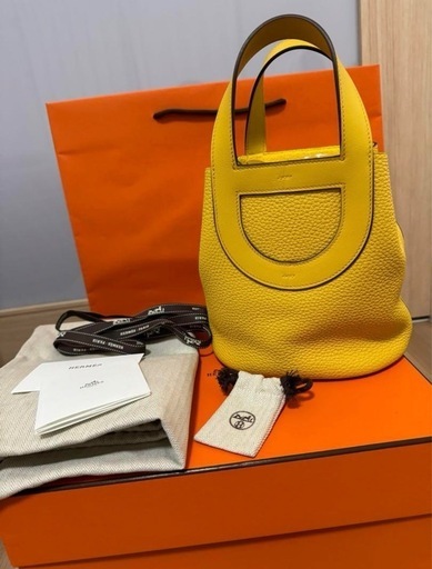 エルメス●超美品●Ｂ刻印インザループ18 サン(2023AW新色)S金具