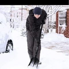 新品⭐️ スノーシャベル 車載スコップ 最長110cm アルミ合金 雪かき 除雪　ブラックの画像