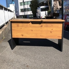 (ジM-345)家具 机　パソコンデスク 鍵付き ¥4,400(税込み)の画像