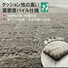 1枚2975円《モデルハウス》高級　サンゲツ タイルカーペット【濃ベージュ】【72枚分】DT4553の画像