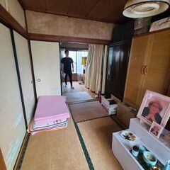 南水元戸建3Kの壁紙、床工事の画像