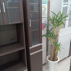 ☆ジモティ割あり☆ 食器棚 ダークブラウン W29.5×D39.5×H179.9 クリーニング済み TC7332 (リユースのサカイ栃木)  栃木の収納家具《食器棚、キッチン収納》の中古あげます・譲ります｜ジモティーで不用品の処分