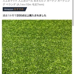 【新品】人工芝1m✖️10m 2つの画像