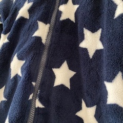 【新品】フリース防寒着　70センチ の画像