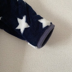 【新品】フリース防寒着　70センチ の画像