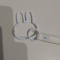 ミッフィー カラビナ ホワイト スマートキーホルダー キーリング miffyの画像