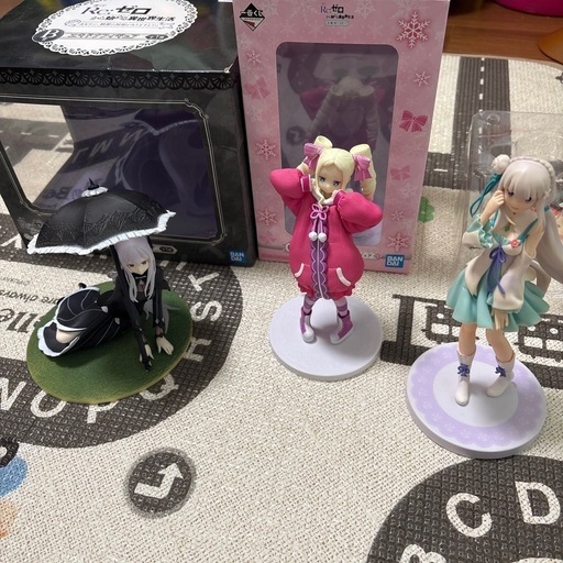 ベアトリス　ダボパーカー　エキドナ　エミリア　フィギュア　バラ売り不可