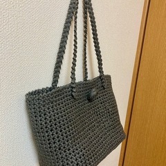 クラフトバンドで製作したトートバッグですの画像