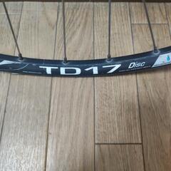 大阪市　値下げ不可　td17 SHIMANO DEORE ホイールセット　alexrims td17 disc doublu wall etrto 622×17 6061h-t6 の画像