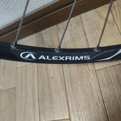 大阪市　値下げ不可　td17 SHIMANO DEORE ホイールセット　alexrims td17 disc doublu wall etrto 622×17 6061h-t6 の画像