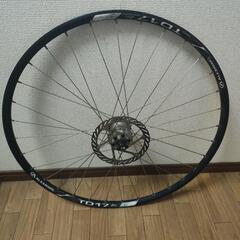 大阪市　値下げ不可　td17 SHIMANO DEORE ホイールセット　alexrims td17 disc doublu wall etrto 622×17 6061h-t6 の画像