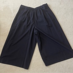 【新品】ワイドパンツ ネイビー　21号　大きいサイズの画像