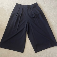 【新品】ワイドパンツ ネイビー　21号　大きいサイズ