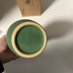 信楽焼　花瓶の画像