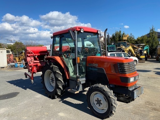 クボタトラクター GM49(ハロー付き）★49馬力★自動水平 ★時間3302h