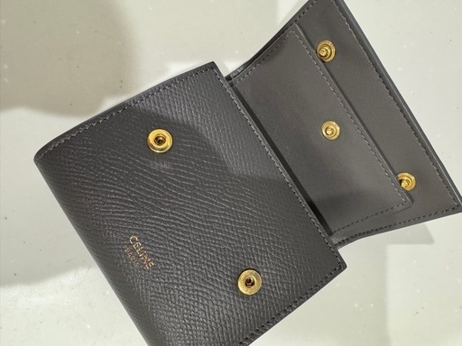 CELINEスモールトリフォールドウォレット★美品★