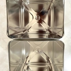 綺麗！【蓋付きの空き一斗缶】 1缶800円、２缶一緒で1,200円 燻製作り、アウトドア焚火、DIY、食品保管の画像