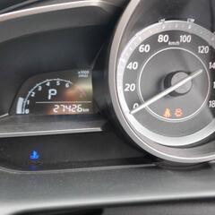 MAZDA　デミオ　赤の画像