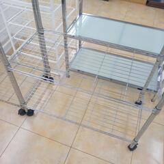 ★ジモティ割あり★  メタルラック シルバー H178×D46×W90 クリーニング済み OJ7926の画像