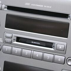 動作未確認 ジャンク SUBARU純正 6連CD/MD GX-201JE ラジオ エアコン レガシーなど 前期型 KENWOOD 札幌市 清田区 平岡の画像