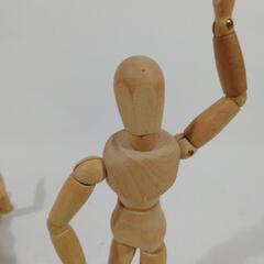 デッサン人形　21cm　2体の画像