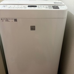 SHARP 洗濯機  ES-T5E6 2019年購入