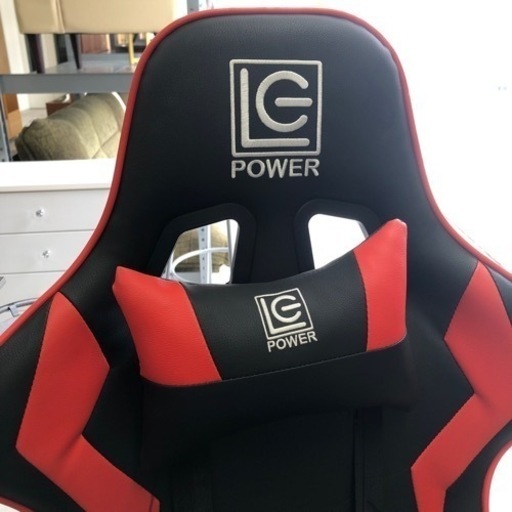 LC-POWERゲーミングチェアレッド×ブラック【トレファク堺福田店】 (トレファク堺福田店) 北野田の椅子 の中古あげます・譲ります｜ジモティーで不用品の処分