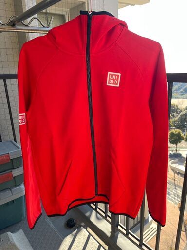 UNIQRO ユニクロ　錦織圭モデル　テックフリースパーカー　M UNIQRO ユニクロ 錦織圭モデル テックフリースパーカー M 2025年最新