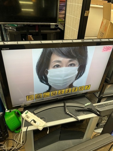 シャープ40インチテレビ (akira) 千鳥橋のテレビ《液晶テレビ》の中古あげます・譲ります｜ジモティーで不用品の処分