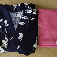 浴衣 レディース 2点セット (ゆかた・帯)