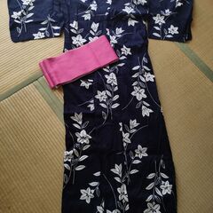 浴衣 レディース 2点セット (ゆかた・帯)の画像