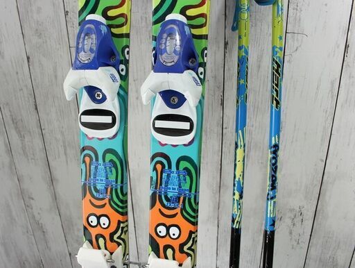 お引取り限定 BXB カービングスキー4点セット 板118cm ブーツ21.0cm-22.0cm