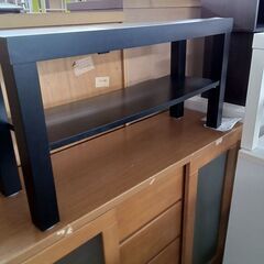 ★ジモティ割あり★ IKEA テレビ台 ブラック H45×D26×W90 クリーニング済み TK4267の画像