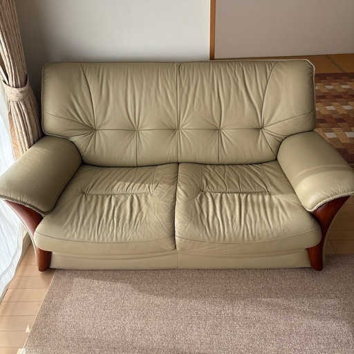 ☆ジモティー割引有中古品☆電動リクライニング2Pソファ/布製 (ドリーム次屋店) 塚口のソファ《2人掛けソファ》の中古あげます・譲ります｜ジモティー で不用品の処分