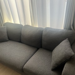 お渡し先決まりました。
ソファ三人掛け/ダークグレー‼️お値下げ...
