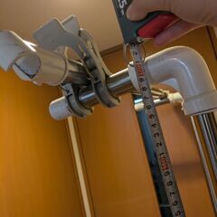 折りたたみ物干し台の画像