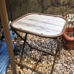 【ジャンク品】キャンプテーブル&チェアの画像