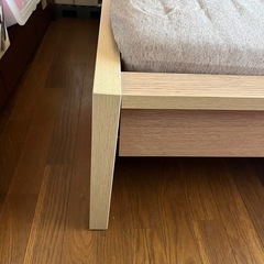 緊急‼️  セミダブルベッド今週末迄
の画像