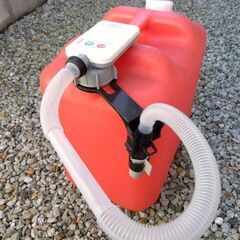 灯油用20Lポリタンク(電動ポンプ付)の画像