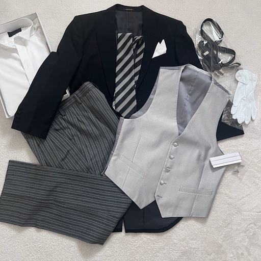 結婚式　父親　モーニングスーツ一式