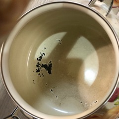 断捨離中😊やかん 焦げありの画像