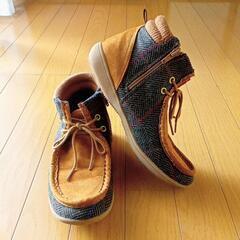 【25.0cm】ELLE SPORT ワラビーブーツ【美品】の画像