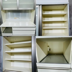 パモウナ 食器棚 引き戸 ガラス扉 キッチン収納 キッチンボード レンジ台 日本製 ダイニングボード PO-S 1200 R W (配送員設置) :  041093-4939792090585-00 : 島忠・ホームズ Yahoo!店 - 通販 - Yahoo!ショッピング