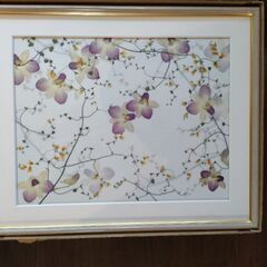 押し花作品（デンファレ）