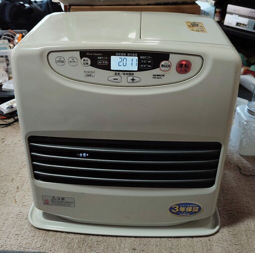 ファンヒーター　2011年製ダイニチ工業FW-467L  大容量9リットルタンク 動作確認済み