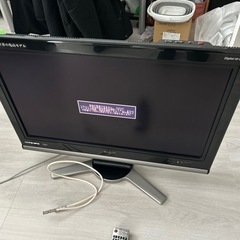SHARP 32型液晶テレビの画像