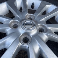 155/65R14 アルミホイール付夏タイヤ 2本のみの画像