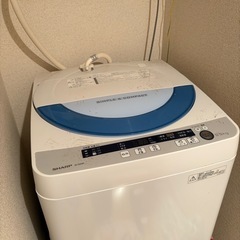 SHARP　洗濯機　縦型